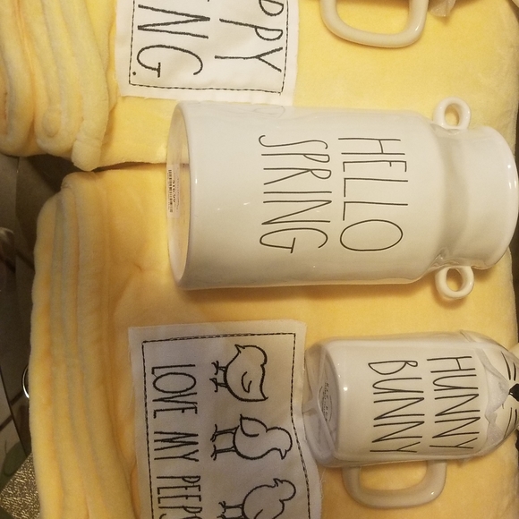 Rae dunn Easter items new with tags
